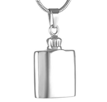 Women's Memorial Necklace for Human Ashes in 316L Stainless Steel Cremation Jewelry