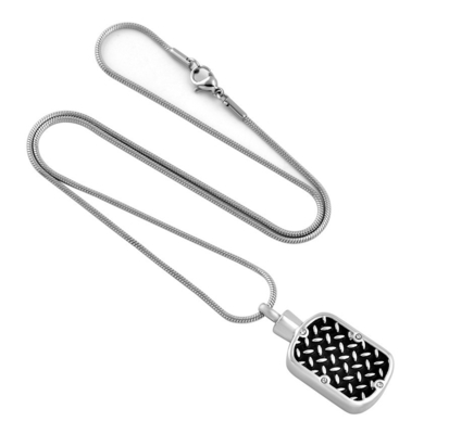 Stainless Steel Cremation Jewelry For Ashes Pendant Keepsake Pendant Necklace Free Engrave