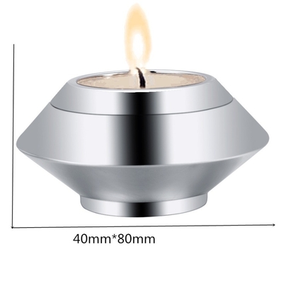 OEM/ODM 316L Stainless Steel Candlestick Urn For Human/Pet Ashes Cremation Urn Jewelry Keepsake Candle Holder Ashes Locket Free Engrave