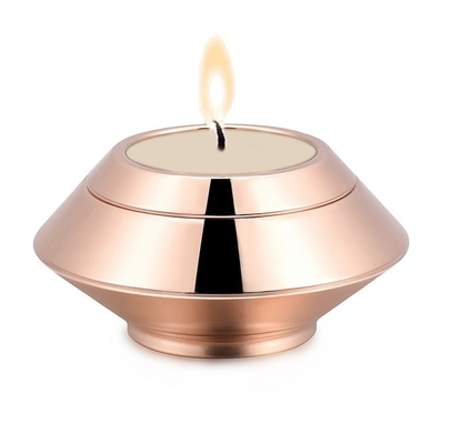 OEM/ODM 316L Stainless Steel Candlestick Urn For Human/Pet Ashes Cremation Urn Jewelry Keepsake Candle Holder Ashes Locket Free Engrave