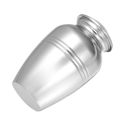 Unique Designs Stainless Steel Candle Holder Cremation Urn for Ashes Keepsake Jewelry