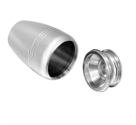 Unique Designs Stainless Steel Candle Holder Cremation Urn for Ashes Keepsake Jewelry