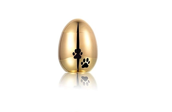 316L Stainless Steel Pet Ashes Urn Egg Shape 8 Year's Experience Excellent 4 Colors