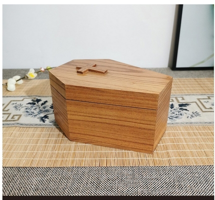 Pet Columbarium Cremation Ashes Urn for Cats Dogs Birds in Stocked Wood Casket