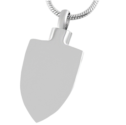 Gold/Silver/Black Color Shovel Crystal Cremation Necklace Stainless Steel Ashes Urns
