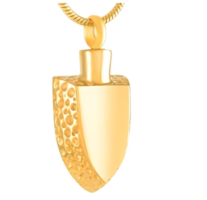 Gold/Silver/Black Color Shovel Crystal Cremation Necklace Stainless Steel Ashes Urns