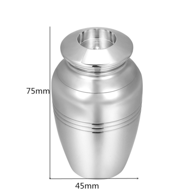 45mm Candle Holder Cremation Urn For Ashes Keepsake Jewelry Urns For Human Pet Ashes