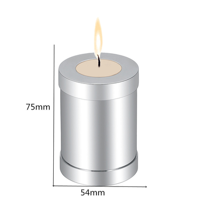 75*54mm Stainless Steel Cylinder Cremation Jewelry Urn Multicolor Keepsake Ashes Locket