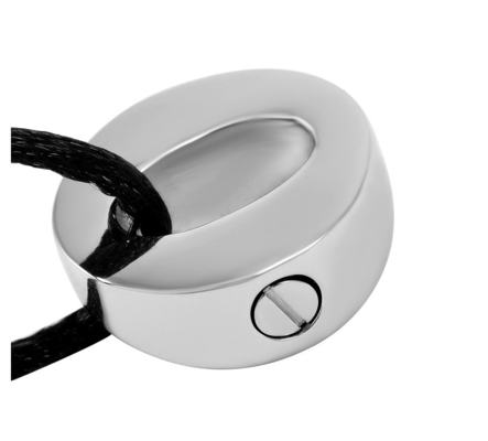 Cute Circle 316L Stainless Steel Pendant Necklace for Cremation Urns Keepsake Jewelry