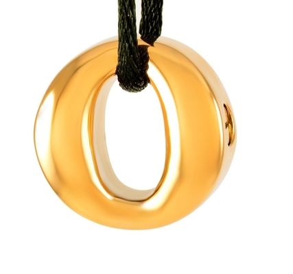 Cute Circle 316L Stainless Steel Pendant Necklace for Cremation Urns Keepsake Jewelry