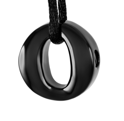 Cute Circle 316L Stainless Steel Pendant Necklace for Cremation Urns Keepsake Jewelry
