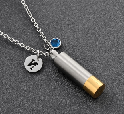 Deer Shot Gun Memorial Urn Pendant Necklace Excellent Jewelry Type Pendants or Charms