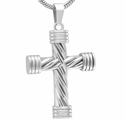Cross Cremation Necklace for Ashes Keepsake Pendant Necklace For Women/Men Urns Decoration OEM/ODM