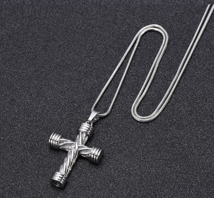 Cross Cremation Necklace for Ashes Keepsake Pendant Necklace For Women/Men Urns Decoration OEM/ODM
