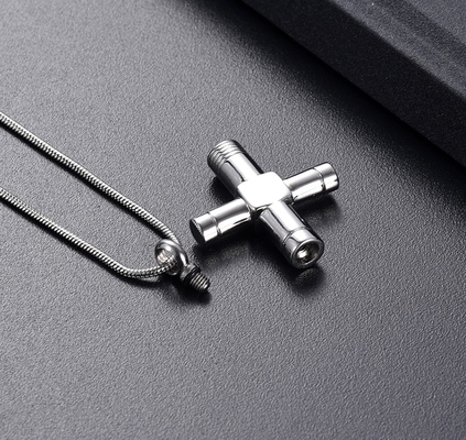 Stainless Steel Cremation Jewelry Pendant for Women Keepsake Ashes Locket Necklace
