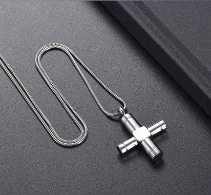 Stainless Steel Cremation Jewelry Pendant for Women Keepsake Ashes Locket Necklace