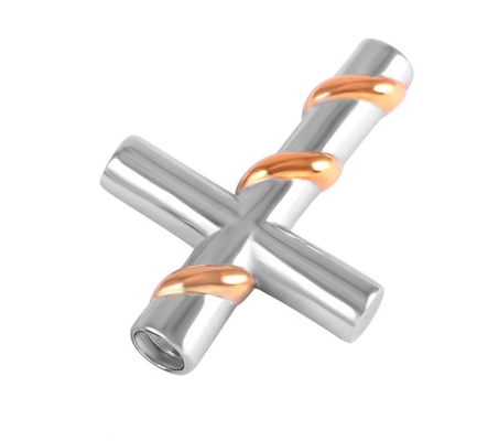 Stainless Steel Cross Shape Memorial Urn For Ashes Keepsake Gift Ashes Necklace For Unisex