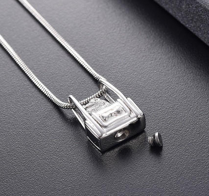 Beautiful Cute Parrot Cremation Pendant for Ashes in Silver Gold Rose Gold and Black