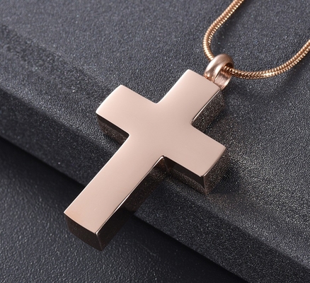 Infinity Religious Cross Cremation Jewelry for Ashes Pendant Holder Urns for Pet/Human Memorial Women Men Necklace Unisex