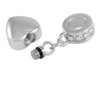 Stainless Steel Memorial Heart Pendant for Ashes Remembrance Funeral Urn Jewelry OEM/ODM