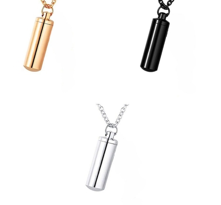 Unique Designs Stainless Steel Jewelry Holder for Cremation Memorial Necklace Jewelry