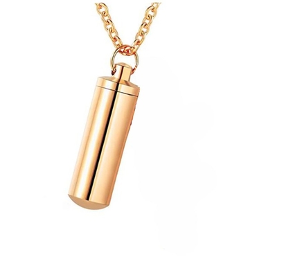 Unique Designs Stainless Steel Jewelry Holder for Cremation Memorial Necklace Jewelry