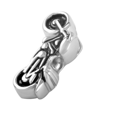 Unique 316L Stainless Steel Vintage Motorcycle Pendant Cremation Jewelry for Ashes