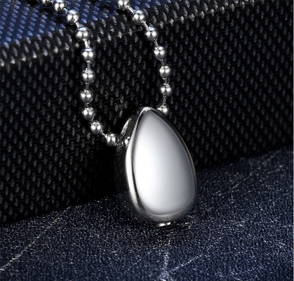 CLASSIC Engrave Name Stainless Steel Necklace Ash Urn Necklace Memorial Keepsake Pendant Necklaces Cremation Jewelry