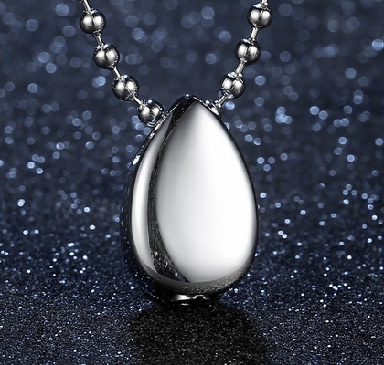 CLASSIC Engrave Name Stainless Steel Necklace Ash Urn Necklace Memorial Keepsake Pendant Necklaces Cremation Jewelry