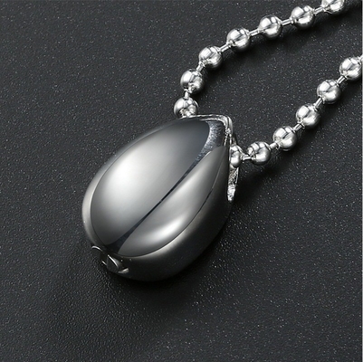 CLASSIC Engrave Name Stainless Steel Necklace Ash Urn Necklace Memorial Keepsake Pendant Necklaces Cremation Jewelry