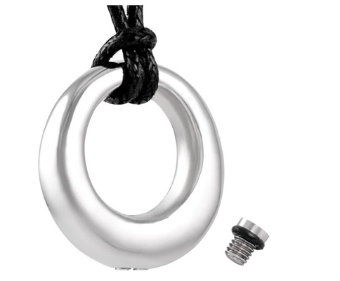 Stainless Steel Keepsake Ash Pendant Locket for Pet/Human Memorial Cremation Jewelry