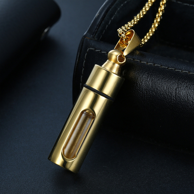 Jewelry Type Pendants or Charms Unisex Memorial Keepsake Cremation Glass Urn Necklace