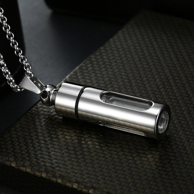 Jewelry Type Pendants or Charms Unisex Memorial Keepsake Cremation Glass Urn Necklace