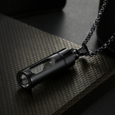Jewelry Type Pendants or Charms Unisex Memorial Keepsake Cremation Glass Urn Necklace