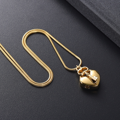 Gift Occasion Stainless Steel Cremation Key Locket for Women's Jewelry Accessory
