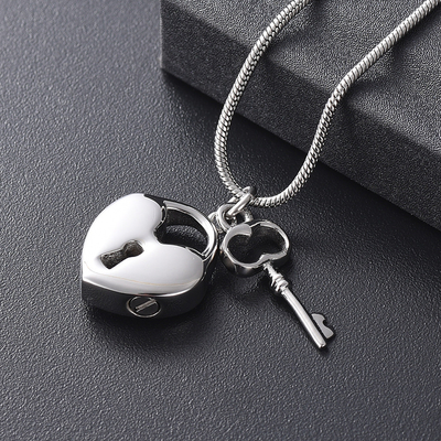 Gift Occasion Stainless Steel Cremation Key Locket for Women's Jewelry Accessory