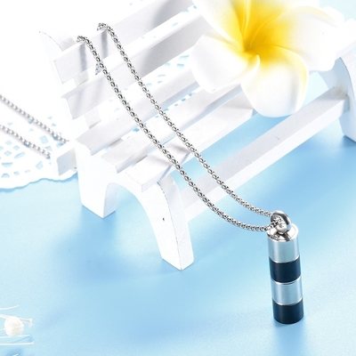 Free Shipping CLASSIC Style 304 Stainless Steel Cylinder Cremation Jewelry For Ashes