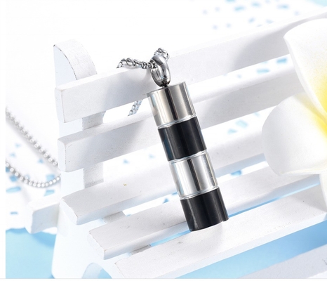 Free Shipping CLASSIC Style 304 Stainless Steel Cylinder Cremation Jewelry For Ashes