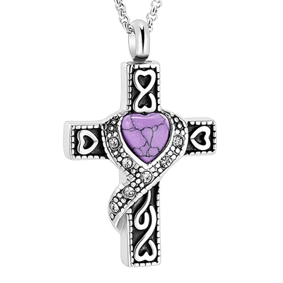Jewelry Type Pendants or Charms Stainless Steel Memorial Urn Necklace for Ashes of Loved One