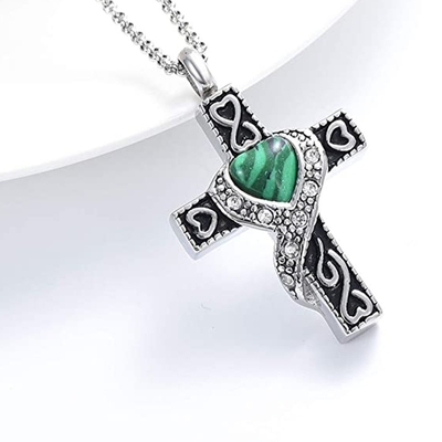 Jewelry Type Pendants or Charms Stainless Steel Memorial Urn Necklace for Ashes of Loved One