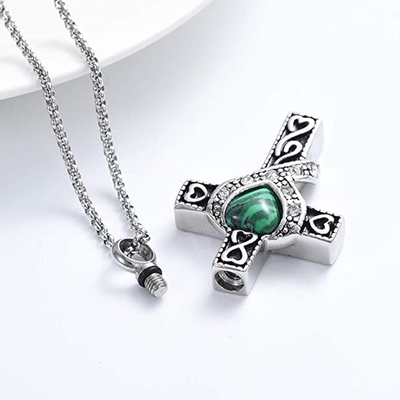 Jewelry Type Pendants or Charms Stainless Steel Memorial Urn Necklace for Ashes of Loved One