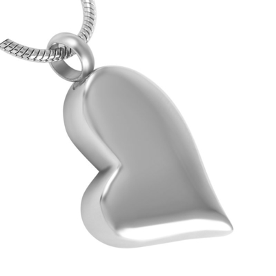 Murano Glass Flower Heart Pendant Urn Necklace Memorial Keepsake Cremation Ashes Jewelry