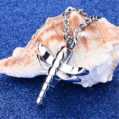Charm Pendants Type Stainless Steel Dragonfly Cremation Jewelry for Memorial OEM/ODM