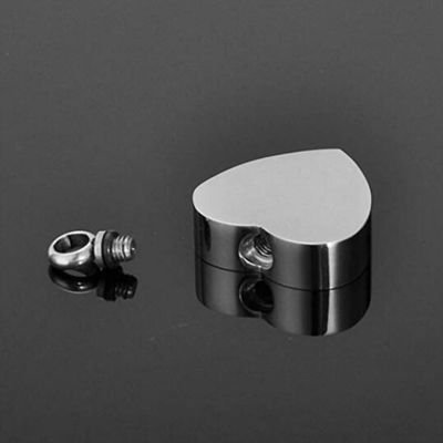 Funeral Sunflower Urn Necklace for Ashes Stainless Steel Heart Shaped Cremation Jewelry