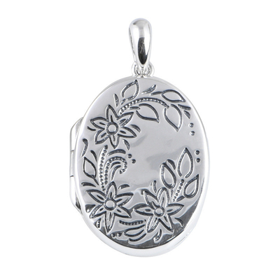 Women's Fashion Oval Gawu Box Pendant S925 Silver Vintage Thai Silver Charm Pendants