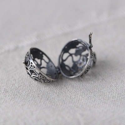 S925 Silver Vintage Craft Silver Sachet Ball Pendant for Mould Making and Sample Making