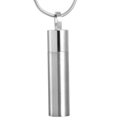Stainless Steel Cremation Ashes Keepsake Urn Pendant Necklace for Dog/Cat Remembrance