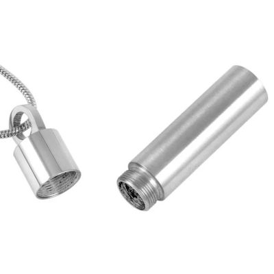 Stainless Steel Cremation Ashes Keepsake Urn Pendant Necklace for Dog/Cat Remembrance