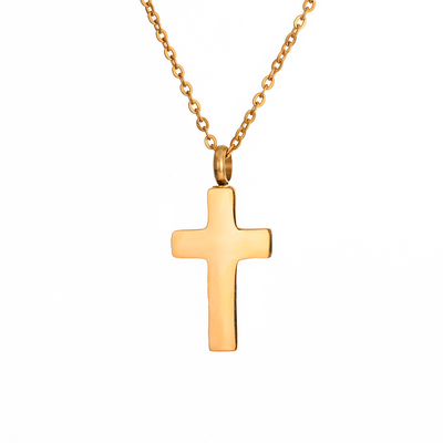 Stainless Steel Fashion OEM/ODM Welcome Cross Pendant for Pet Hair and Ash Memorial