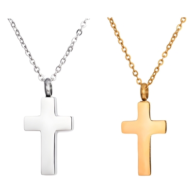 Stainless Steel Fashion OEM/ODM Welcome Cross Pendant for Pet Hair and Ash Memorial